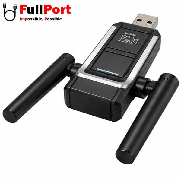 کارت شبکه بی‌سیم USB 3.0 کی‌نت پلاس مدل KP-DUW18002DB Wi-Fi 6 AX1800 — تصویر ۳