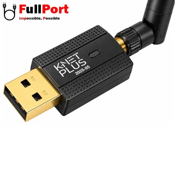 کارت شبکه بی‌سیم USB کی‌نت پلاس مدل KP-DUW3002DB با سرعت 300Mbps — تصویر ۳