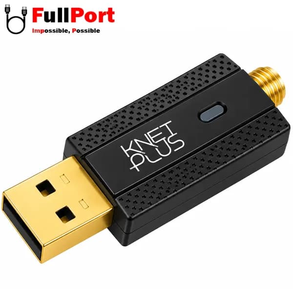 کارت شبکه بی‌سیم USB دو بانده کی‌نت پلاس مدل KP-DUWB6002DB با سرعت 600Mbps — تصویر ۴
