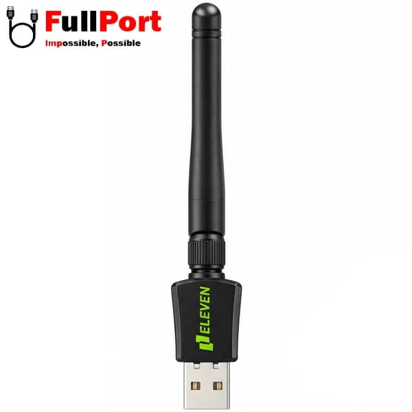 کارت شبکه بی‌سیم USB ایلون ELEVEN D18 با سرعت 300Mbps — تصویر ۳