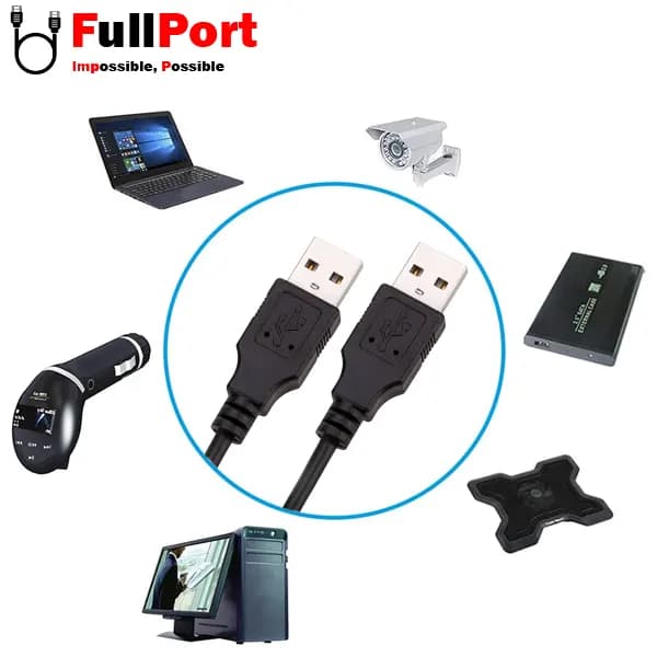 کابل لینک USB2 طول 1.5 متری برند دی نت — تصویر ۵