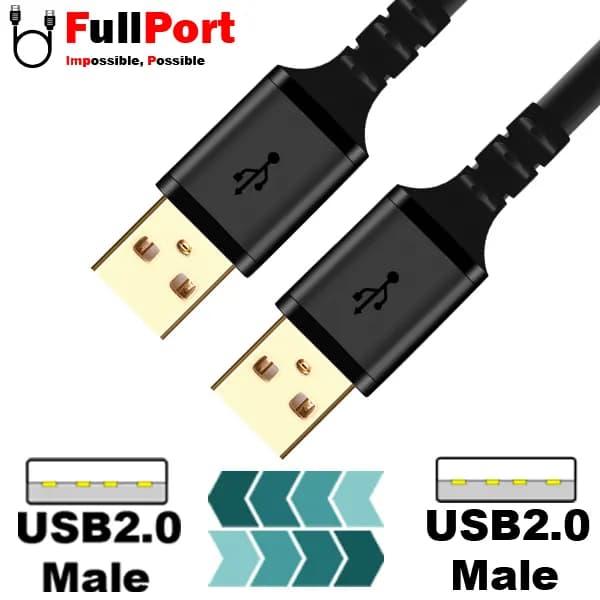 کابل لینک USB2 طول 1.8 متری برند کی نت پلاس KP-CUAM2018 — تصویر ۲