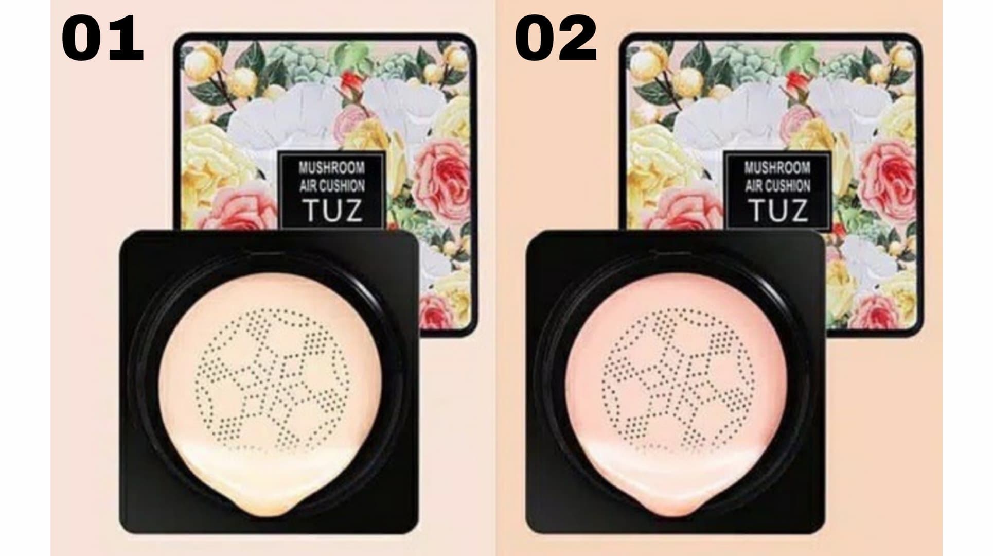 کوشن گیاهی به همراه پد قارچی (TUZ) رنگ 02# NATURAL — تصویر ۴