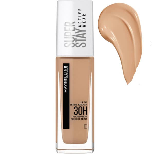 کرم پودر 30 ساعته Super Stay میبلین 30ml رنگ 10-Ivory