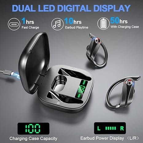 هدفون بلوتوثی power Q20 pro (تک گوش) — تصویر ۷