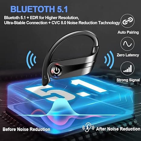 هدفون بلوتوثی power Q20 pro (تک گوش) — تصویر ۴