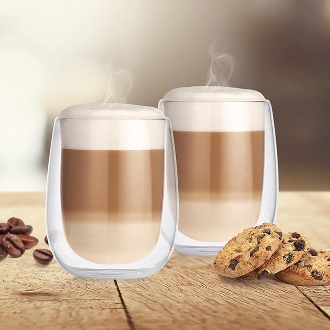 پک 2 عددی لیوان مخصوص لته و ایس کافی gourmetmaxx
