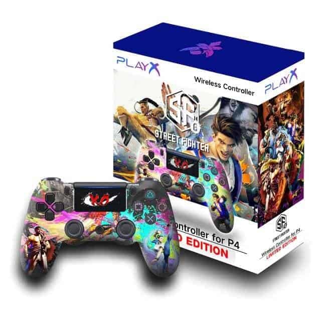دسته بازی پلی استیشن 4 برند PlayX – طرح Street Fighter 2