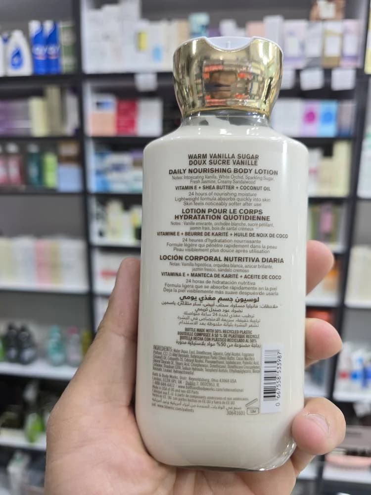لوسیون بدن بث اند بادی ورکس مدل Warm Vanilla Sugar حجم ۲۳۶ میل اصلی به شرط اصالت | اورجینال — تصویر ۲