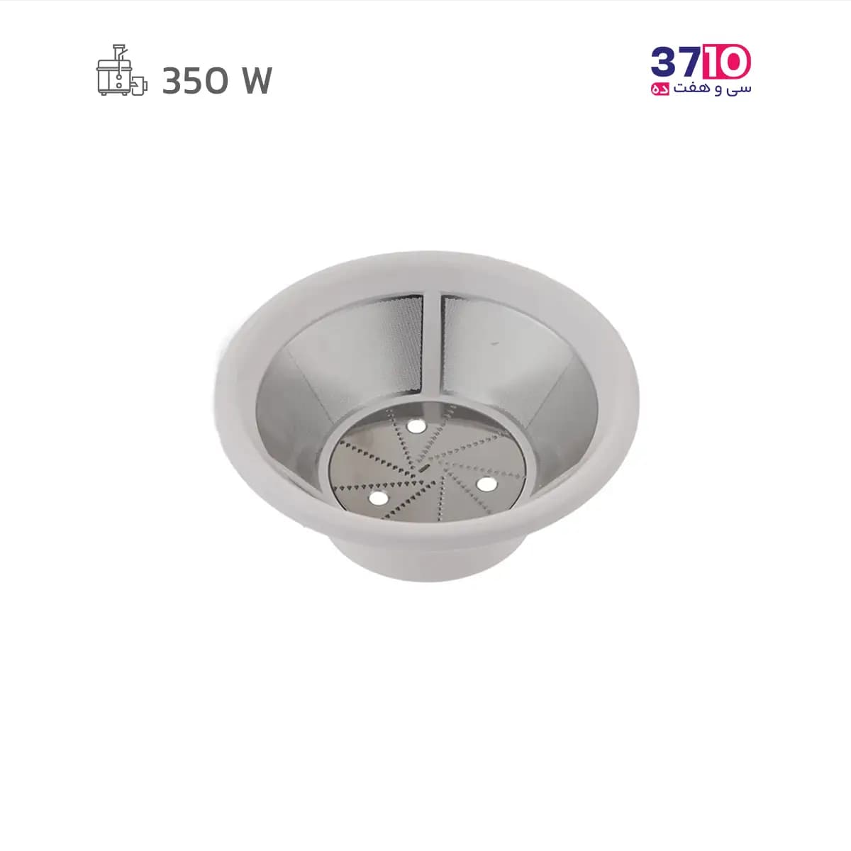 آبمیوه گیری پارس خزر ParsKhazar مدل MANGO مانگو سفید 350 وات — تصویر ۴