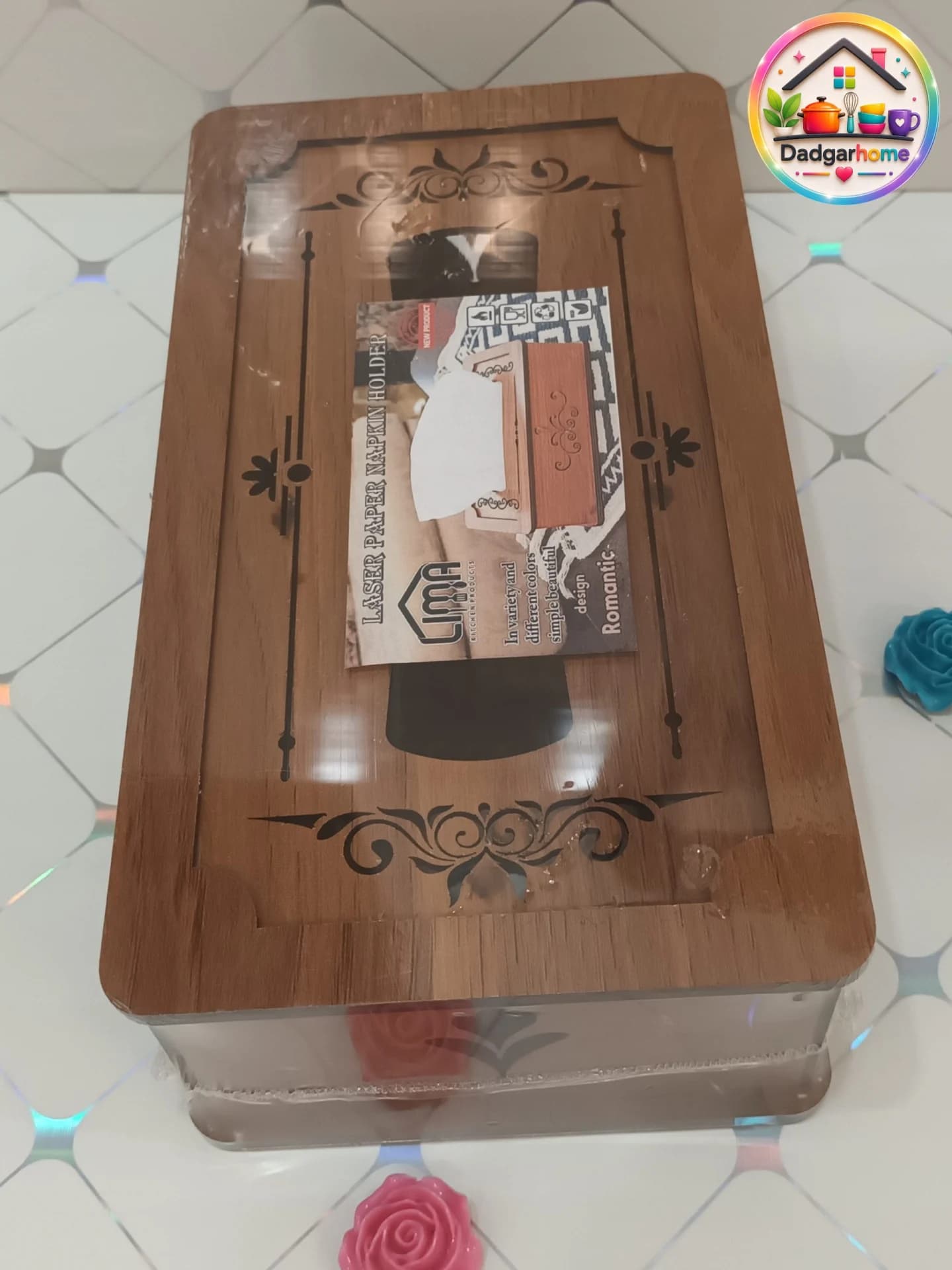 جادستمال کاغذی چوبی لیزری — تصویر ۴