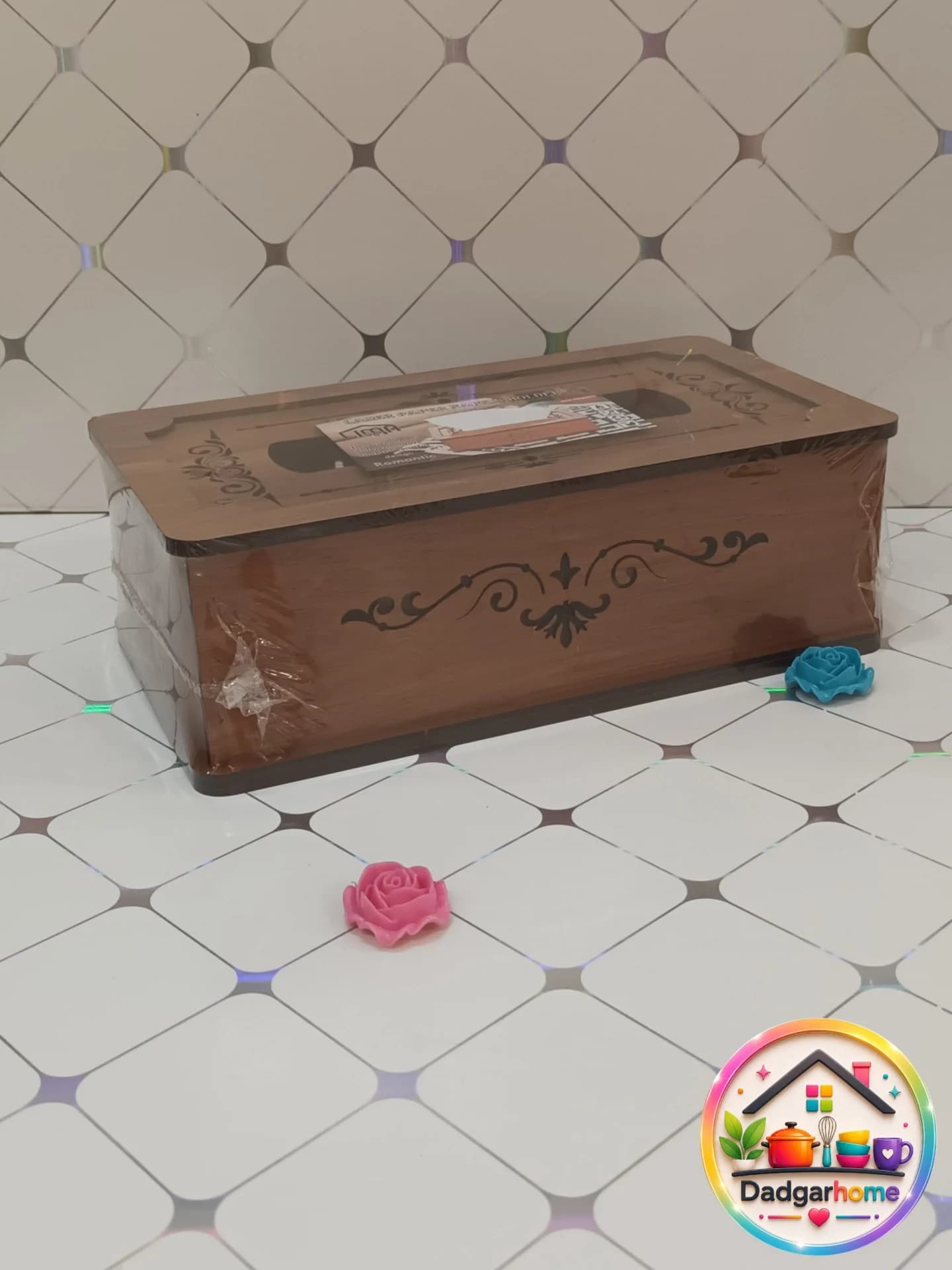 جادستمال کاغذی چوبی لیزری