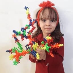 اسباب بازی فکری خلاقانه ساختنی مدل ستاره دنباله دار خرسی اسباب بازی ساختنی ستاره ای 125 قطعه بازی فکری ستاره دنباله دار — تصویر ۲