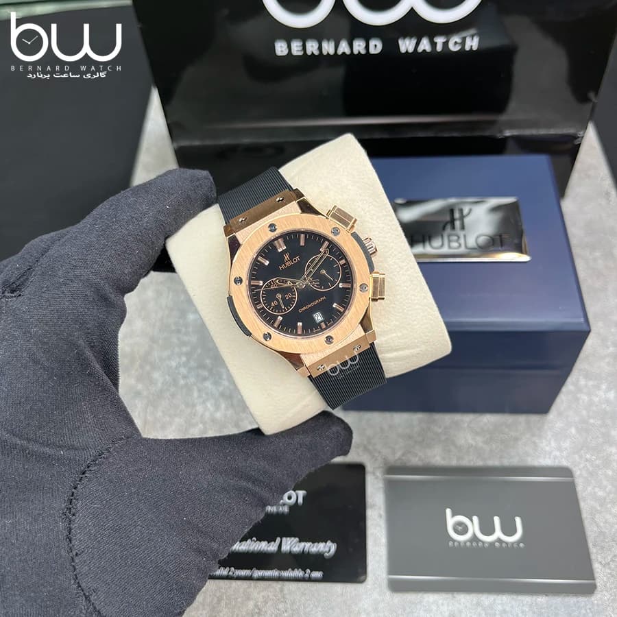 ساعت مچی هابلوت زنانه مدل Hublot CLASSIC Chronograph 3016 — تصویر ۲