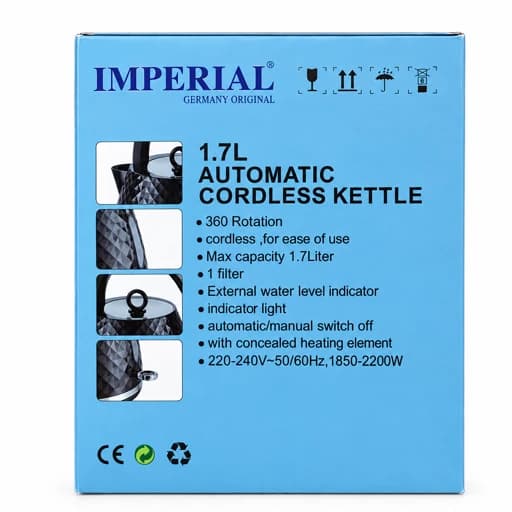 کتری برقی ایمپریال Imperial مدل IM-136 ظرفیت 1.7 لیتر
