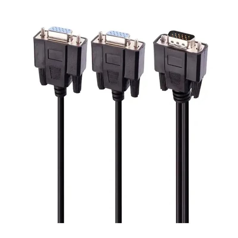 کابل تبدیل 1 به 2 VGA دی نت مدل 1M-2F طول 20 سانتی متر — تصویر ۲