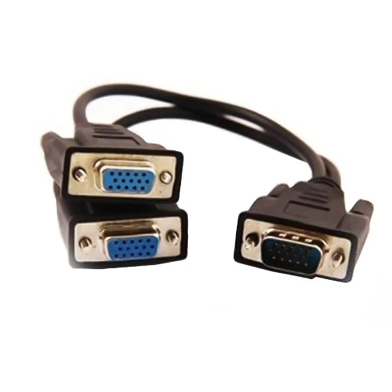 کابل تبدیل 1 به 2 VGA دی نت مدل 1M-2F طول 20 سانتی متر — تصویر ۳