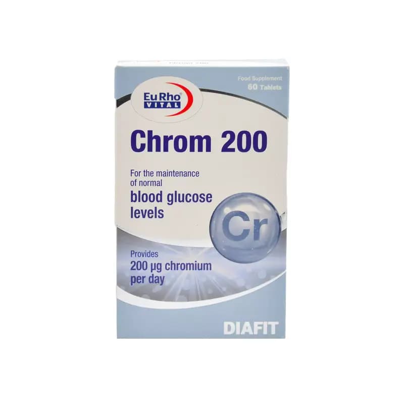 قرص کروم 200 یورو ویتال/CHROM 200 EURHO VITAL