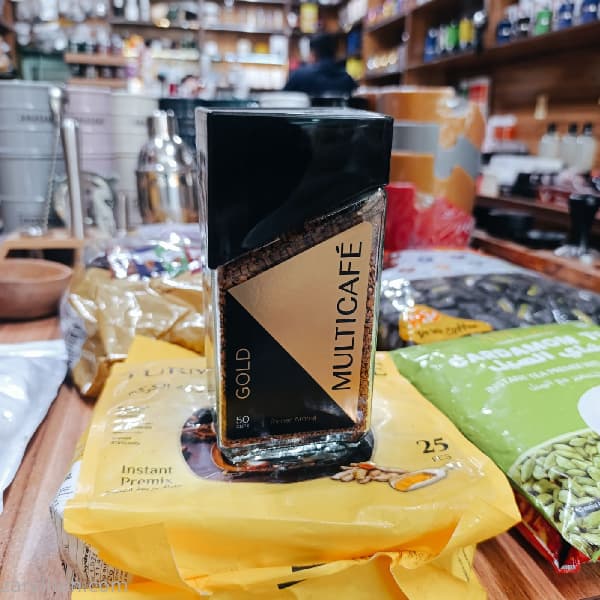 قهوه گلد مولتی کافه شیشه ای – 100گرم — تصویر ۳