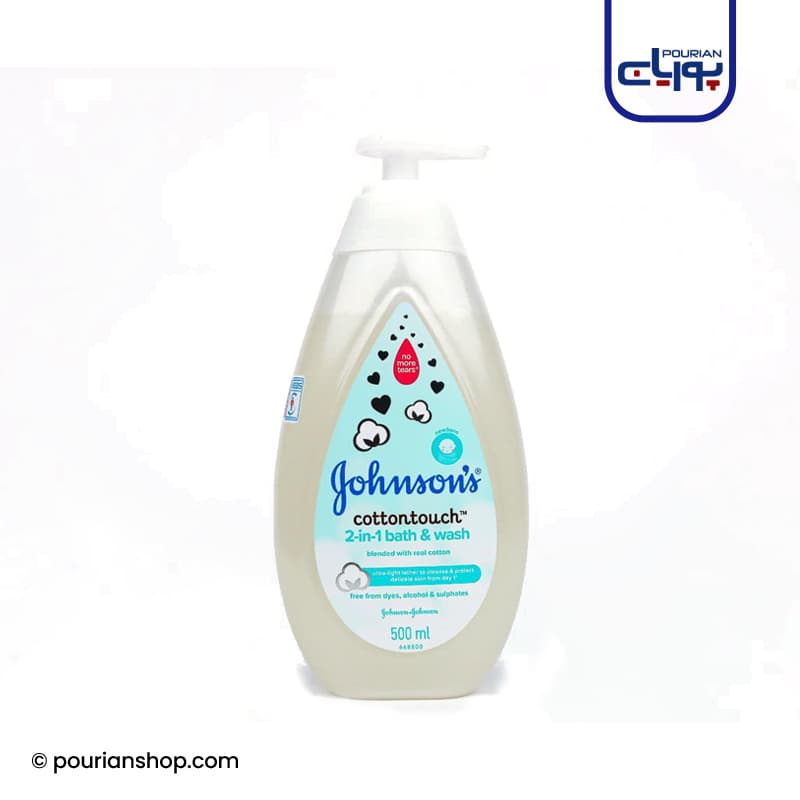 شامپو سر و بدن کودک Cottontouch جانسون