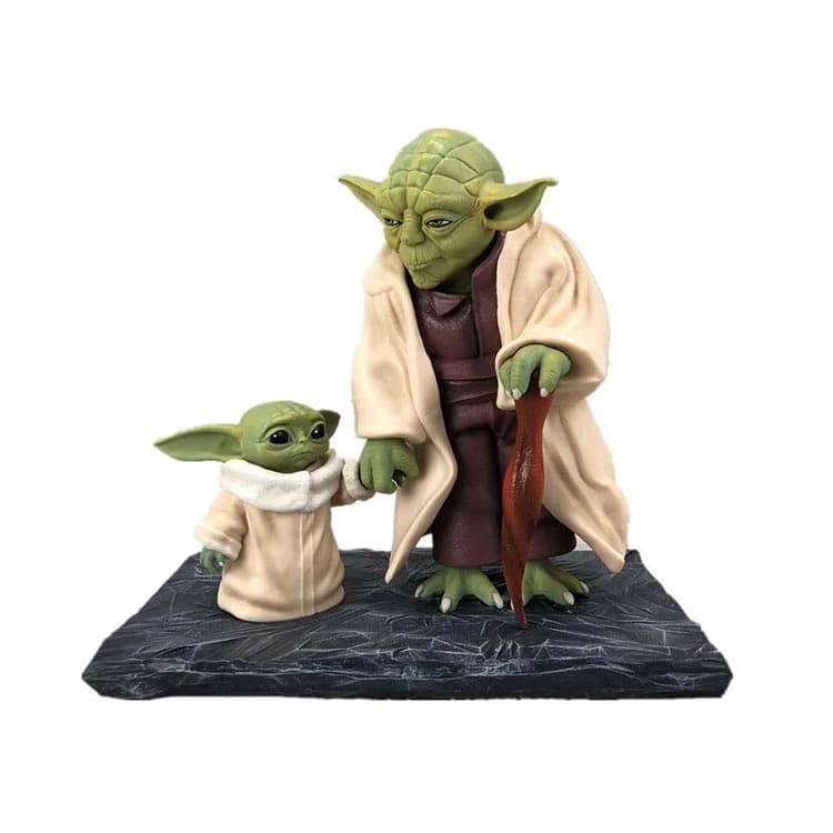 اکشن فیگور گروگو و استاد یودا Star Wars Grogu Master Yoda