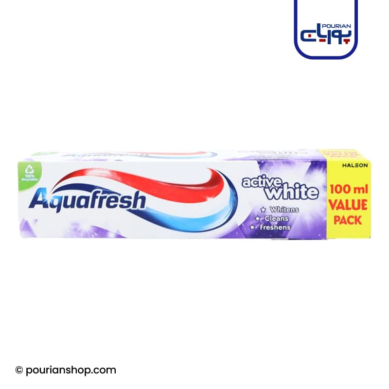 خمیر دندان Active White آکوا فرش — تصویر ۲