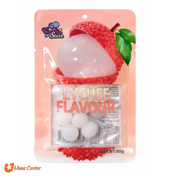 پاستیل آبمیوه ای 3 بعدی Candy State با طعم لیچه 80 گرمی