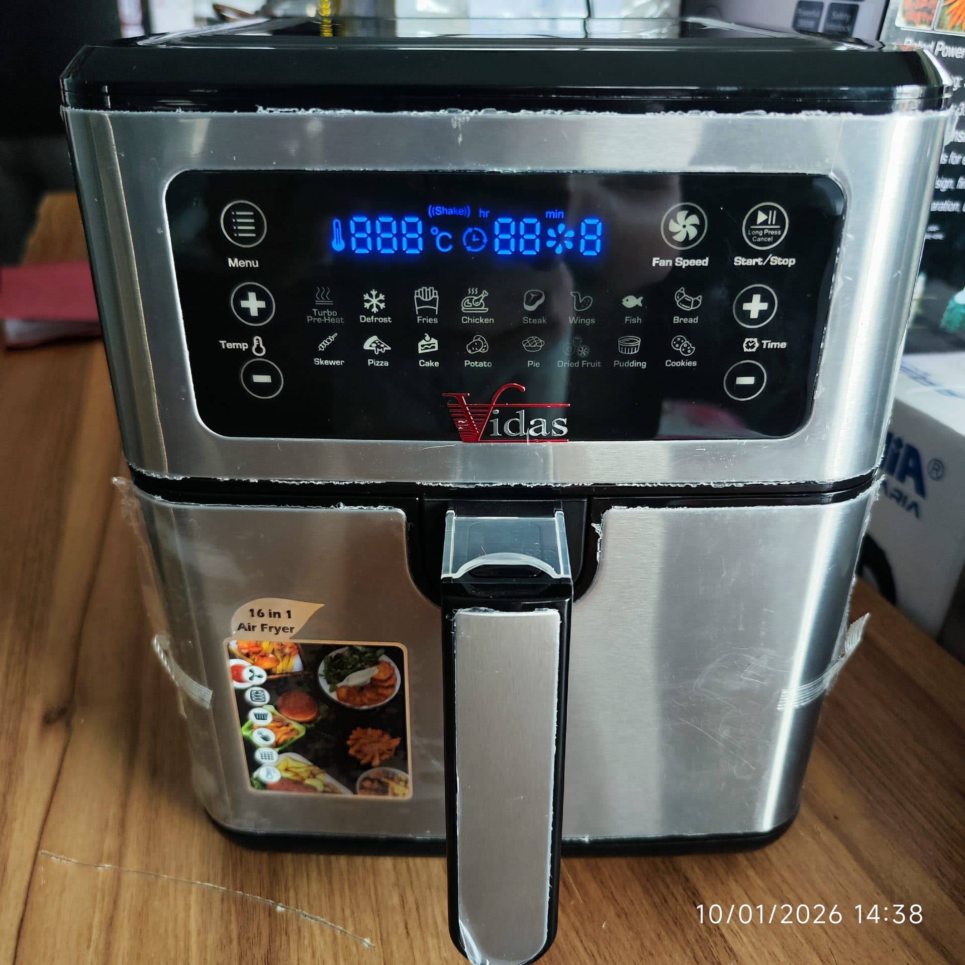 سرخ کن بدون روغن ویداس Vidas Air Fryer مدل VIR-5864