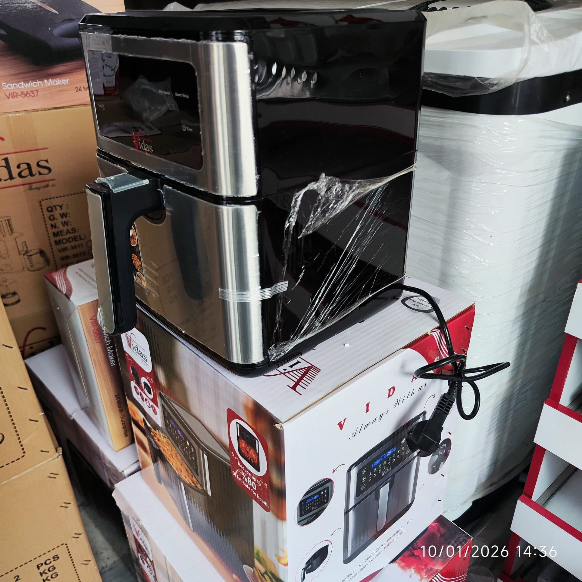 سرخ کن بدون روغن ویداس Vidas Air Fryer مدل VIR-5864 — تصویر ۴