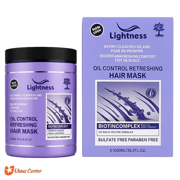 ماسک مو لایتنس مدل Oil Control Refreshing مناسب موهای چرب 1000 میل