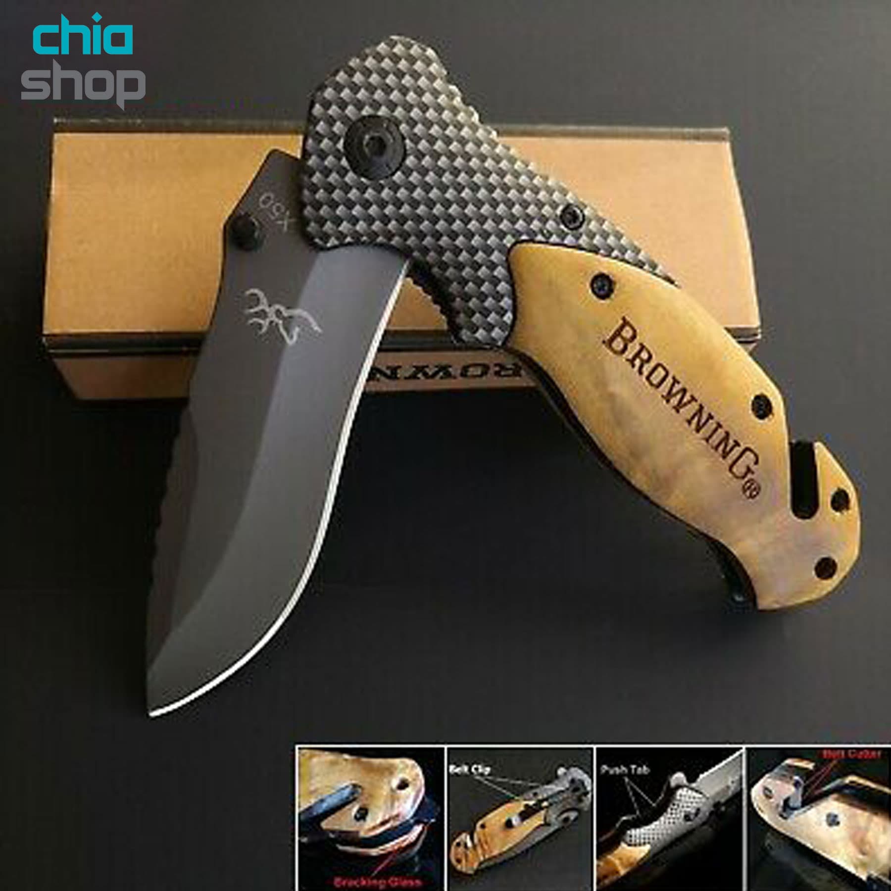 چاقو براونینگ مدل Browning Knives X50 Tactical — تصویر ۵