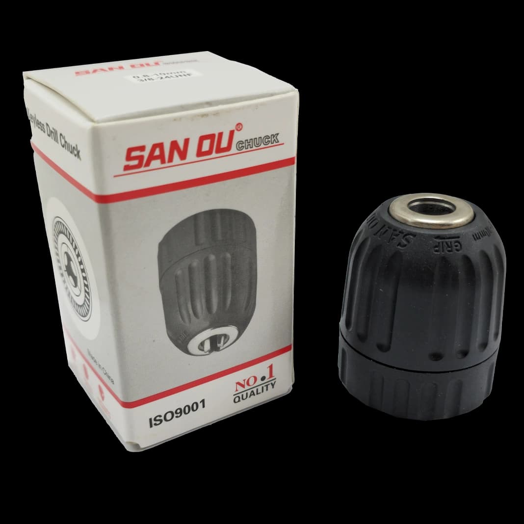 سه نظام دریل اتومات سبک پلاستیکی SAN OU (0.8 – 10) 3/8 – 24