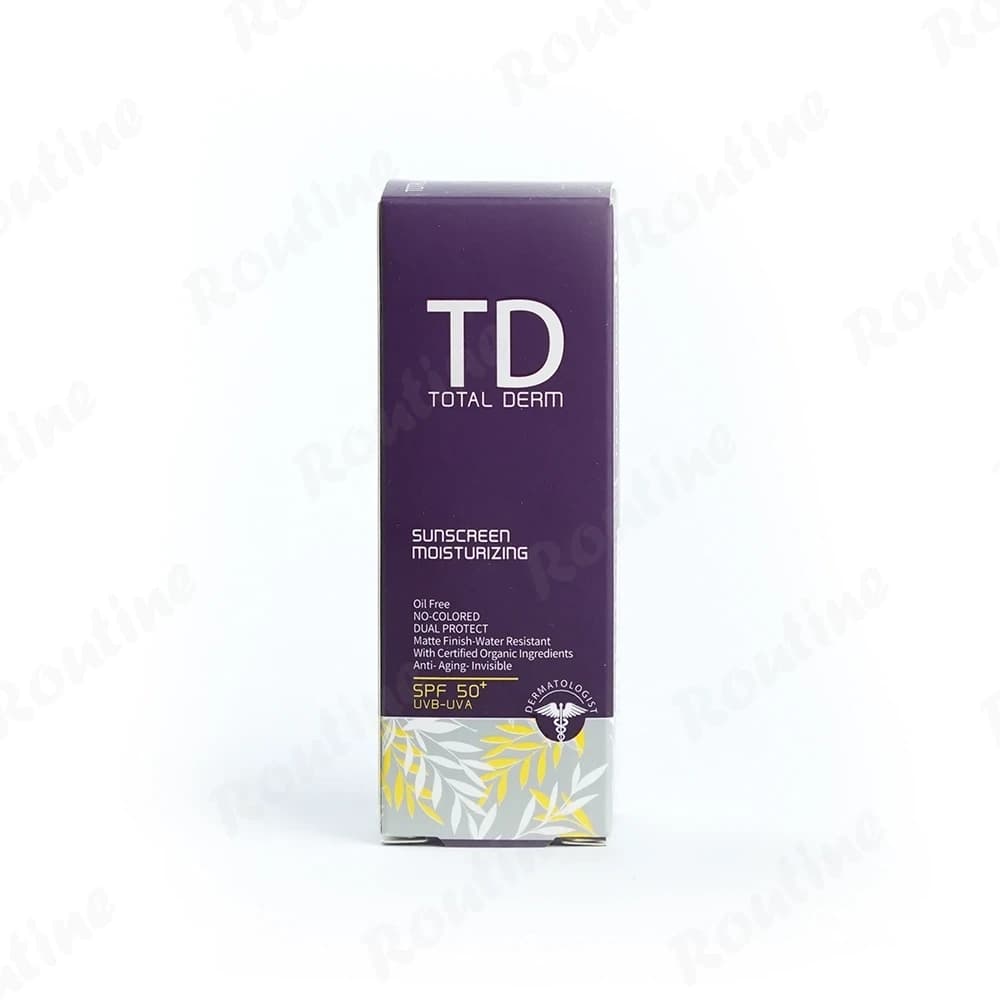 کرم ضد آفتاب فاقد چربی بی رنگ SPF 50 توتال درم — تصویر ۳