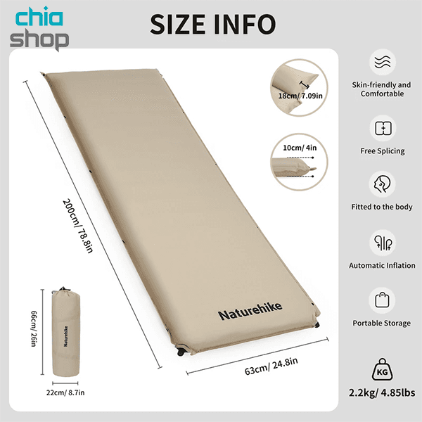 زیرانداز کیسه خواب نیچرهایک مدل CNK2450WS020 — تصویر ۳