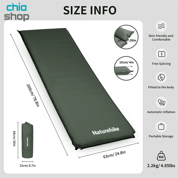 زیرانداز کیسه خواب نیچرهایک مدل CNK2450WS020 — تصویر ۴