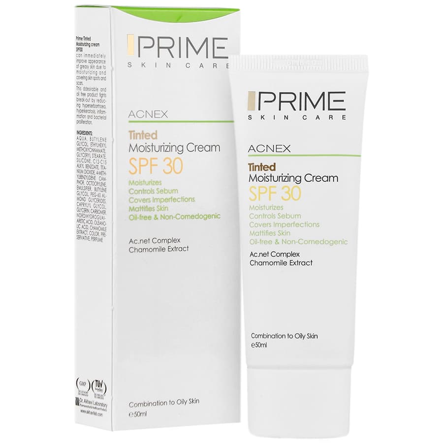 کرم مرطوب کننده رنگی SPF 30 پوست چرب پرایم — تصویر ۲