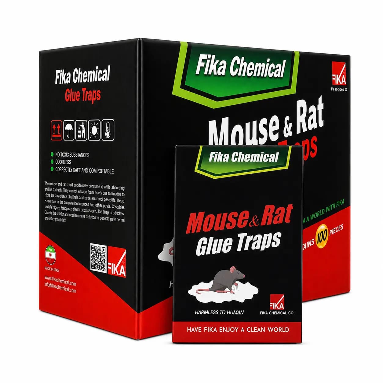 چسب موش کتابی فیکاشیمی عمده (کارتن ۱۰۰ عددی)