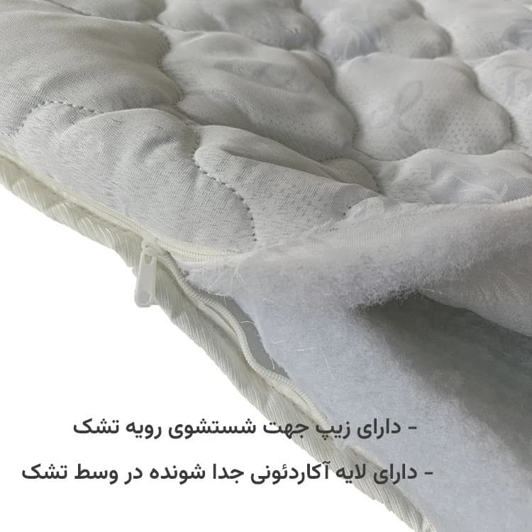 تشک مهمان اِسپی توره مدل رویال کد ET- 04 یکنفره سایز 90×190 سانتی‌متر — تصویر ۳