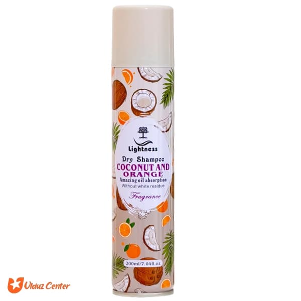 شامپو خشک لایتنس مدل Coconut And Orange حجم 200 میل