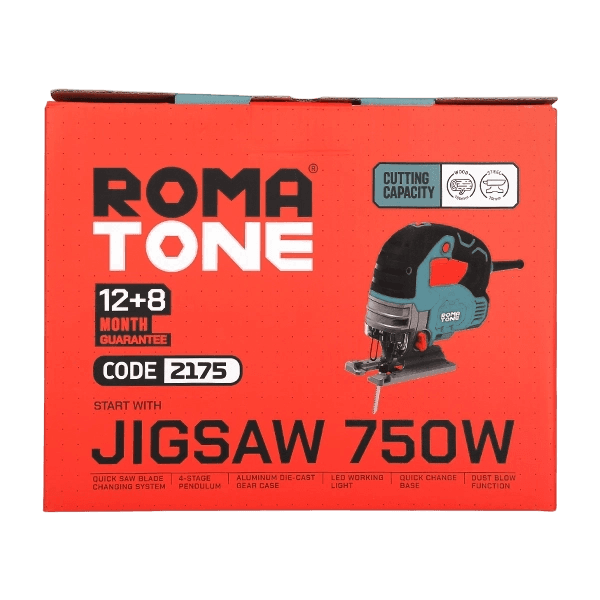 اره عمودبر گیر بکسی 750 وات دیمر دار مدل 2175 ROMA TONE — تصویر ۶