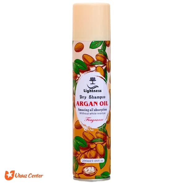 شامپو خشک لایتنس مدل Argan Oil حجم 200 میل