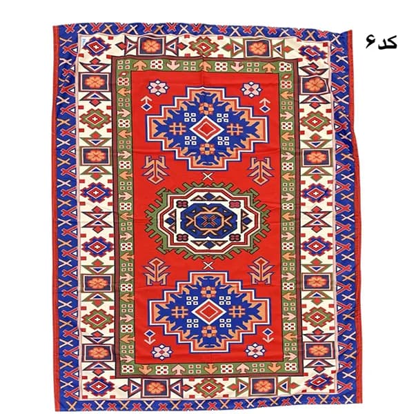 رو فرشی مخملی گلیمی — تصویر ۴