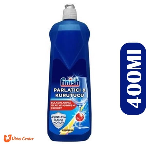 مایع جلادهنده ماشین ظرفشویی لیمویی فینیش مدل Parlatici- Kurutucu حجم 400 میل