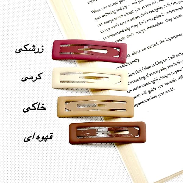 گیره مو تق تقی شمعی 7 سانتی — تصویر ۸