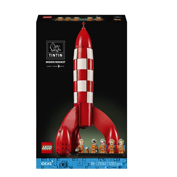 لگو آیدیاز مدل Tintin Moon Rocket کد 21367 — تصویر ۳