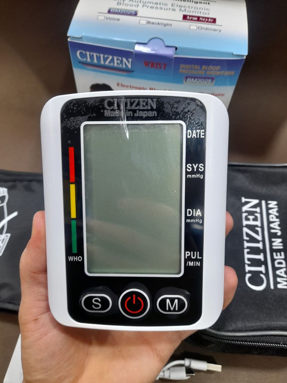 فشار سنج سیتیزن سخنگو فارسی صفحه رنگی مدل bm2025