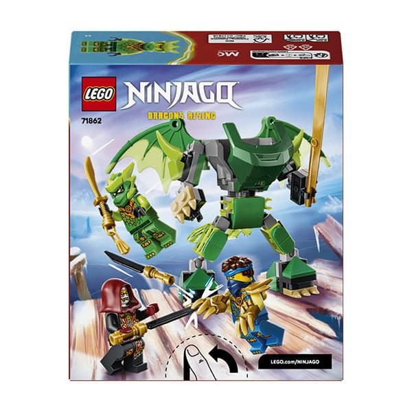 لگو سری نینجاگو مدل Lloyd’s Dragon Mech Battle Pack کد 71862 — تصویر ۳
