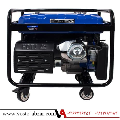 موتور برق بنزینی 6/5 کیلووات هیوندای مدل HG9650-PG — تصویر ۲
