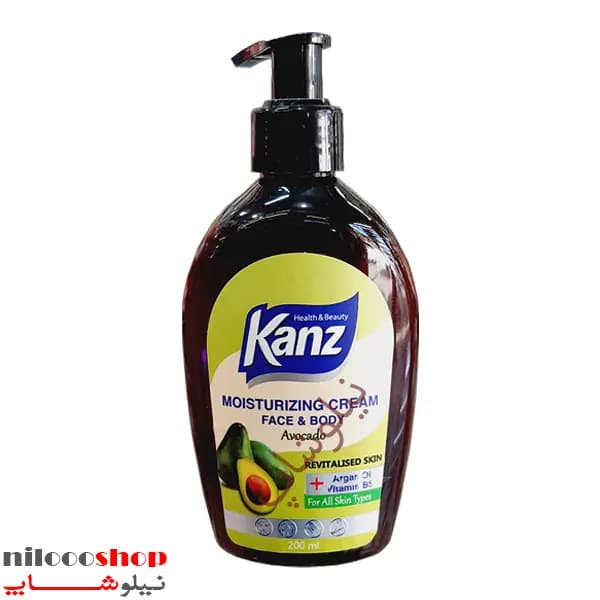 کرم مرطوب کننده کنز مدل آووکادو حجم 200 میلی لیتر