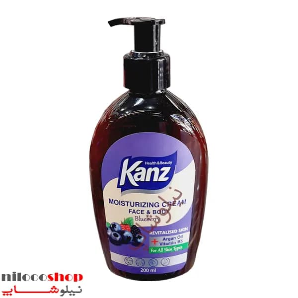 کرم مرطوب کننده کنز مدل بلوبری حجم 200 میلی لیتر